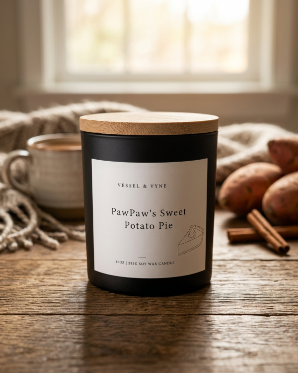 PawPaw's Sweet Potato Pie 10 oz. Soy Candle