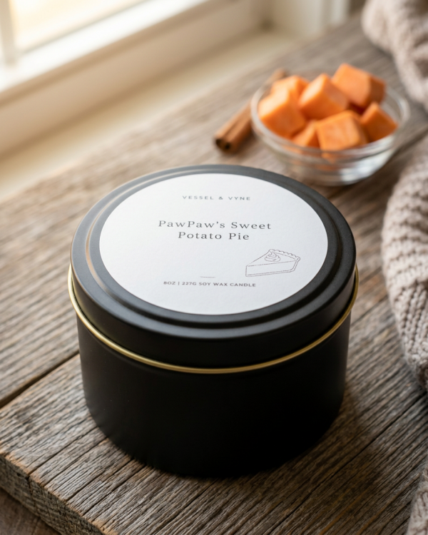 PawPaw's Sweet Potato Pie 8 oz. Candle