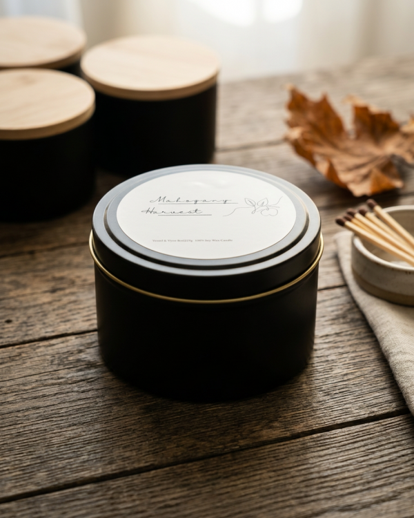 Mahogany Harvest 8 oz. Soy Candle