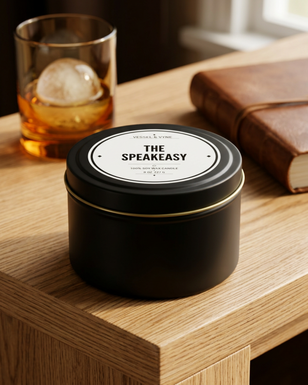 The Speakeasy 8 oz. Soy Candle